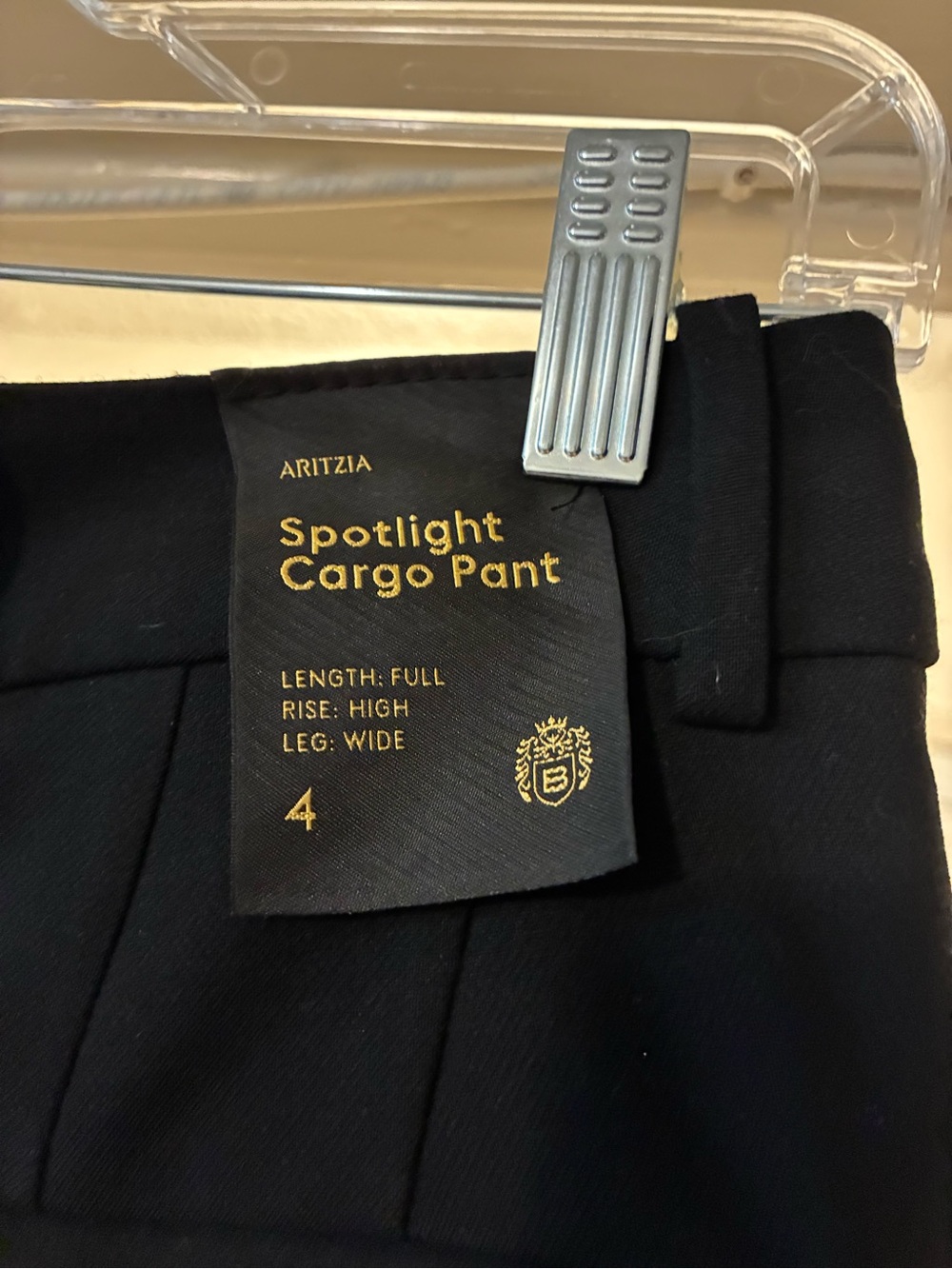 Babaton Black Wide-Leg Cargo Pants - Picture 7 of 7